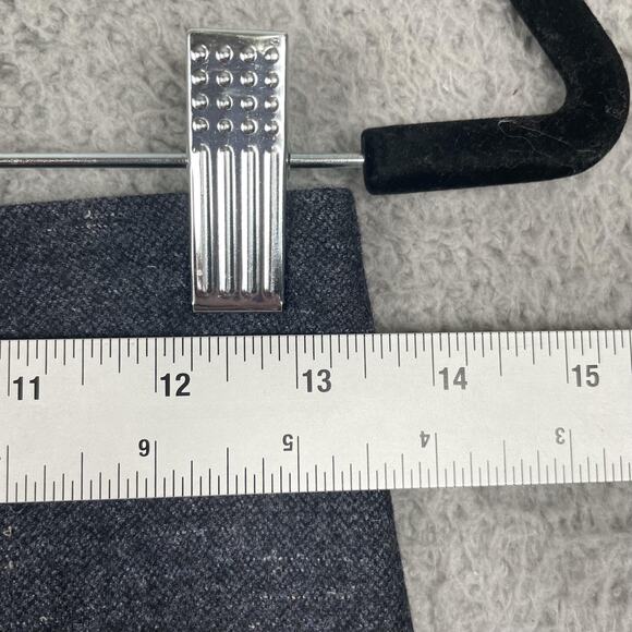 In The Now Skirt Womens 2 Gray Blue Wool Blend Pencil Pipe Trim Career Lined - Picture 8 of 9